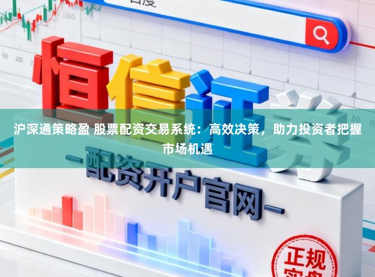 沪深通策略盈 股票配资交易系统：高效决策，助力投资者把握市场机遇