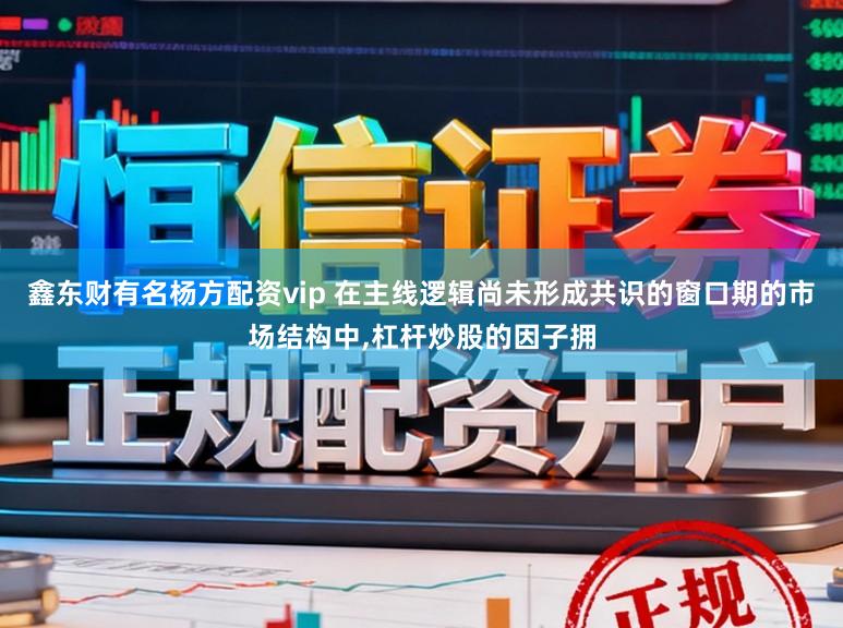 鑫东财有名杨方配资vip 在主线逻辑尚未形成共识的窗口期的市场结构中,杠杆炒股的因子拥